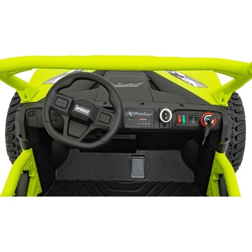 Детский электромобиль Farmer Truck UTV Racing, зелёный