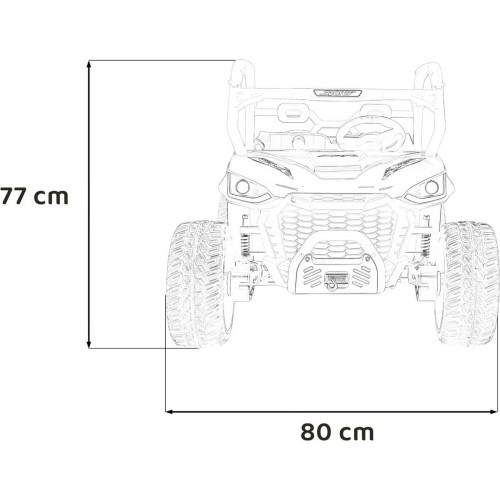 Детский электромобиль Farmer Truck UTV Racing, зелёный