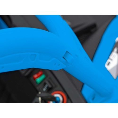Vaikiškas elektrinis visureigis Farmer Truck UTV Racing, mėlynas