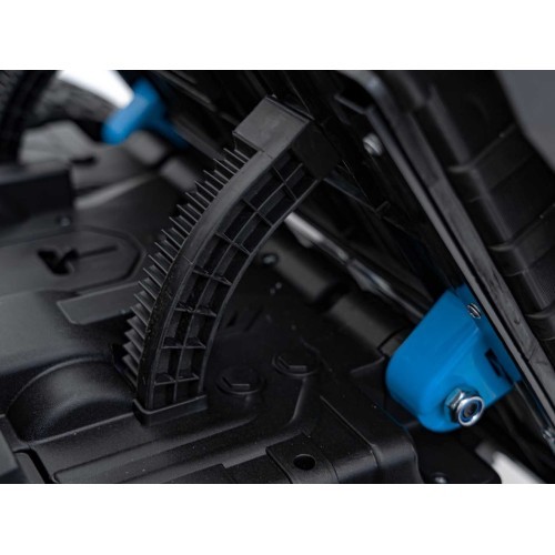 Vaikiškas elektrinis visureigis Farmer Truck UTV Racing, mėlynas