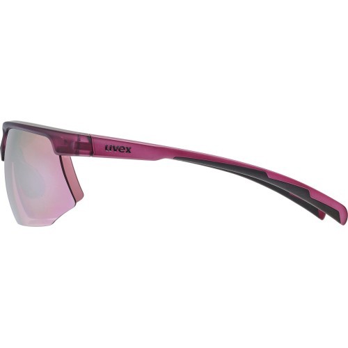 Uvex Aerios Cranberry Matt / Mirror Rose Glasses