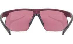 Uvex Aerios Cranberry Matt / Mirror Rose Glasses