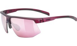 Очки Uvex aerios cranberry matt / mirror rose