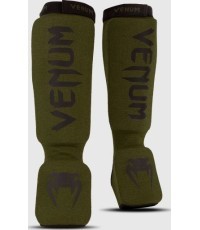 Blauzdų apsaugos Venum Kontact Khaki-Black