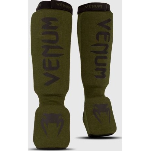 Blauzdų apsaugos Venum Kontact Khaki-Black