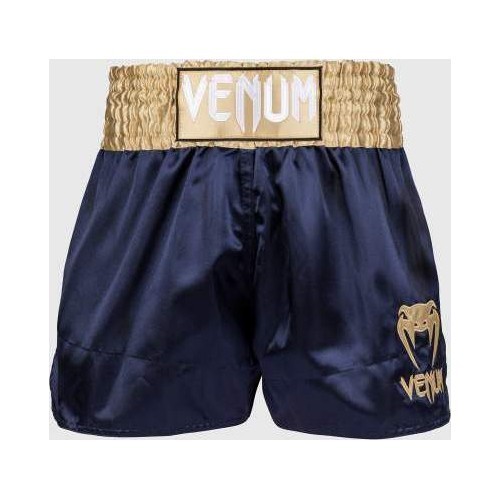 Шорты Venum Classic Muay Thai, темно-синие/золотые