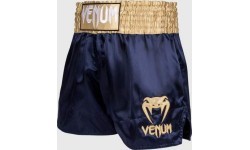 Шорты Venum Classic Muay Thai, темно-синие/золотые