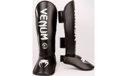 Venum Challenger Kids Shin Guards - Black/White