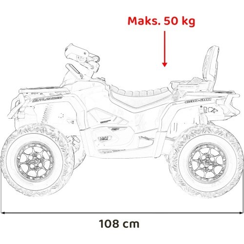 Quad Can Am Outlander ATV Gray
