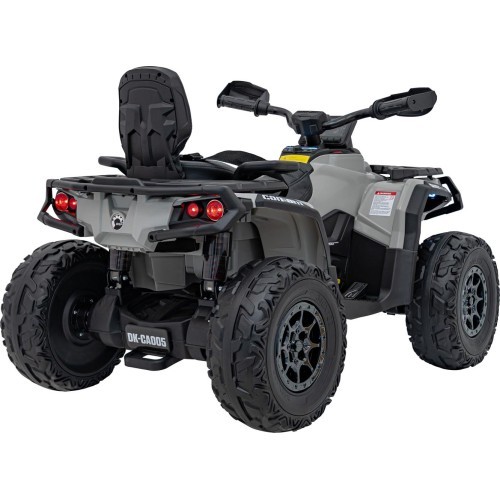 Keturratis Can Am Outlander ATV, pilkas