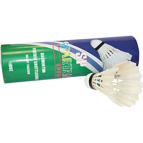12 pcs Spartan Champion Feather Shuttlecock