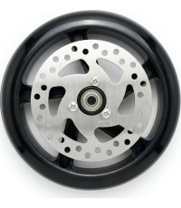 Replacement Wheel with Brake Disc for the Discola Scooter, 200x30mm (prior to 10/2025) - Чёрный
