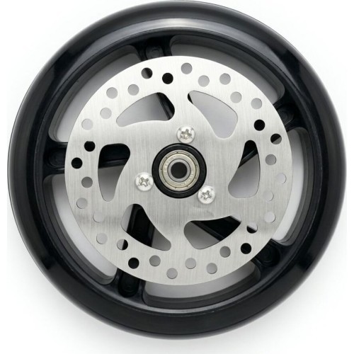 Replacement Wheel with Brake Disc for the Discola Scooter, 200x30mm (prior to 10/2025) - Juoda