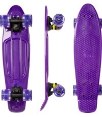 Pennyboard su šviečiančiais ratukais WORKER Aspy C2 22”