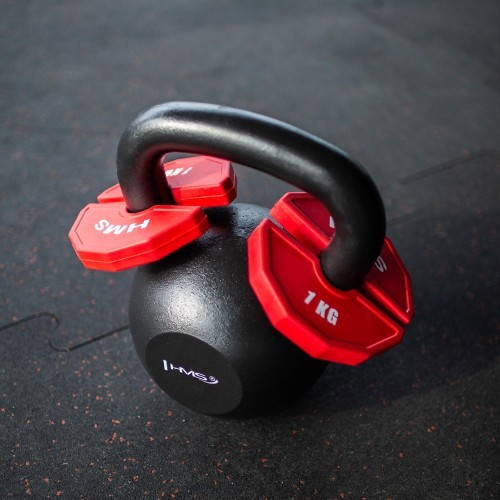 TSN PLATE FOR STRENGTH AND FITNESS TRAINING OVERLAY TYPE HMS - 2 x 1 kg