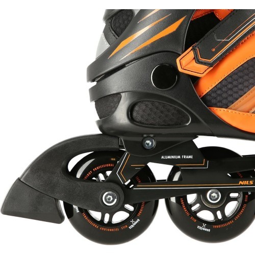 NA14112 BLACK-ORANGE IN-LINE SKATES NILS EXTREME - NA14112 BLACK-ORANGE IN-LINE SKATES NILS EXTREME