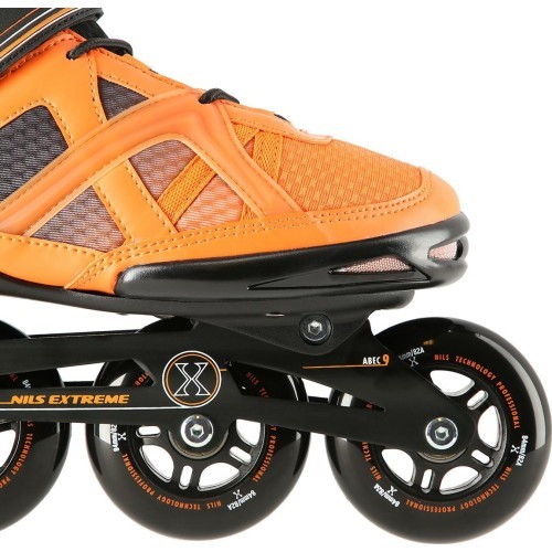NA14112 BLACK-ORANGE IN-LINE SKATES NILS EXTREME - NA14112 BLACK-ORANGE IN-LINE SKATES NILS EXTREME