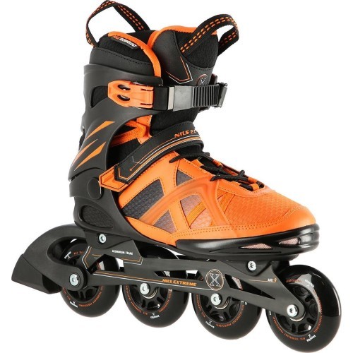 Черно-оранжевые роликовые коньки NILS Extreme NA14112 - NA14112 BLACK-ORANGE IN-LINE SKATES NILS EXTREME