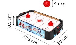 Cymbergaj air hockey stół do gry dla dzieci powietrzny hokej 58 cm akcesoria ECOTOYS
