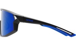 Akiniai Uvex skyryse black matt / mirror blue