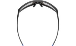 Akiniai Uvex skyryse black matt / mirror blue
