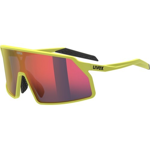 Glasses Uvex pace stage rise yellow matt / mirror red