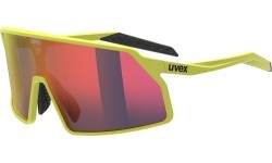 Glasses Uvex pace stage rise yellow matt / mirror red