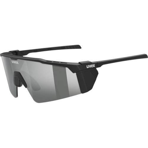 Akiniai Uvex flowline glacier black matt / mirror silver