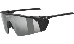 Akiniai Uvex flowline glacier black matt / mirror silver