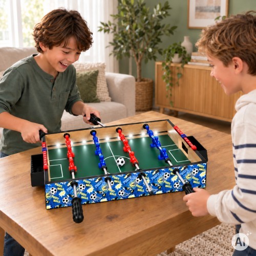 Piłkarzyki stołowe mini 50x30 cm stół do gry dla dzieci ECOTOYS