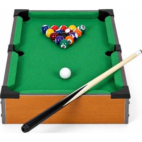 Stół do bilarda mini 50x30 cm zestaw do gry dla dzieci akcesoria ECOTOYS