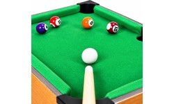 Stół do bilarda mini 50x30 cm zestaw do gry dla dzieci akcesoria ECOTOYS