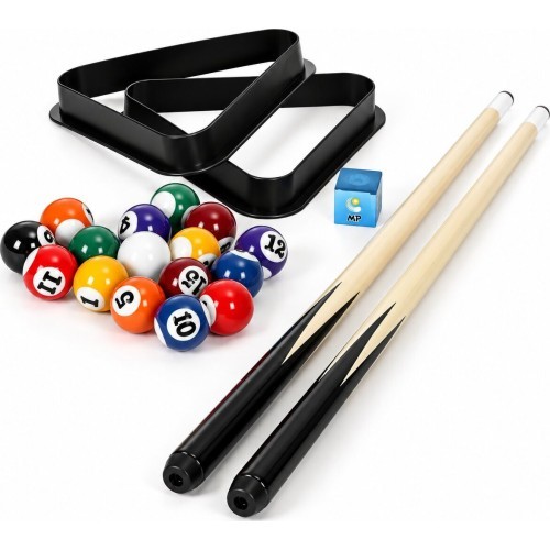 Stół do bilarda mini 50x30 cm zestaw do gry dla dzieci akcesoria ECOTOYS