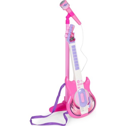 Electric guitar set microphone tripod for kids mp3