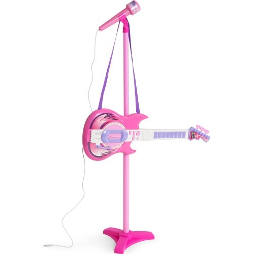 Electric guitar set microphone tripod for kids mp3