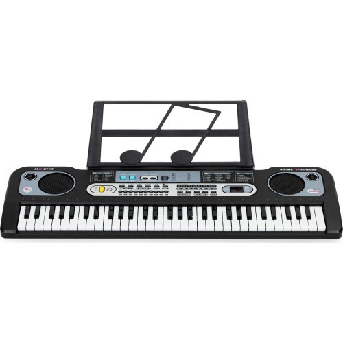 Didelis klavišinis pianinas su mikrofonu vaikams + maitinimo šaltinis