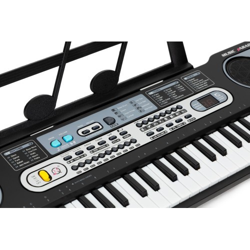 Didelis klavišinis pianinas su mikrofonu vaikams + maitinimo šaltinis