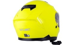 Flip-Up Motorcycle Helmet W-TEC Cullo - White-Pink