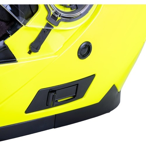 Atverčiamas motociklininko šalmas W-TEC Cullo - White-Pink