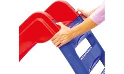Palplay folding slide 4ft red/blue