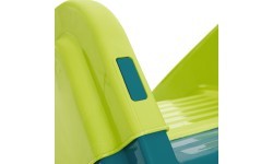 Palplay folding slide 4ft lemon/blue
