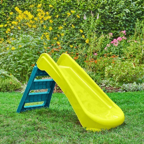 Palplay folding slide 4ft lemon/blue