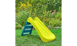Palplay folding slide 4ft lemon/blue