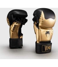 Venum Attack 2.0 Sparring Gloves Leather - Gold/Black