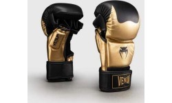 Venum Attack 2.0 Sparring Gloves Leather - Gold/Black