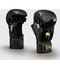 Venum Attack 2.0 Sparring Gloves Leather - Black/Gold