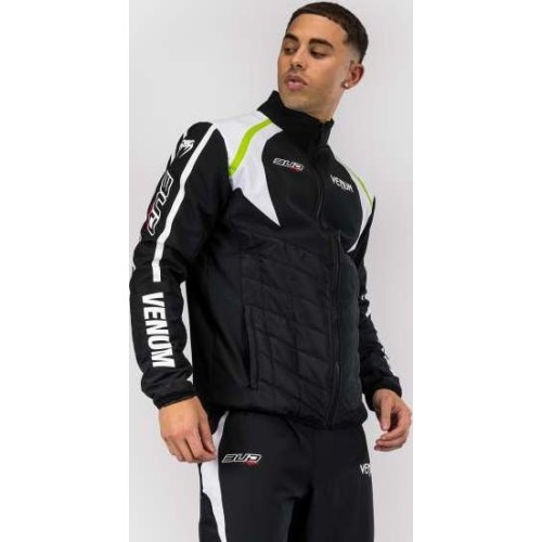 Мужская куртка Venum x Bud Racing - черный/белый/зеленый лайм