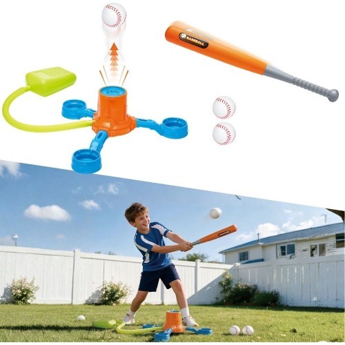 Children’s Baseball Set w/ Air-Powered Launcher inSPORTline TBS300