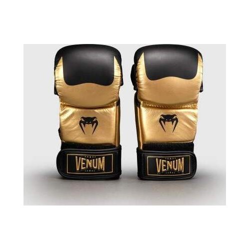 Venum Attack 2.0 Sparring Gloves Leather - Gold/Black