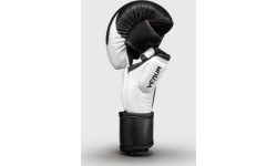 Venum Attack 2.0 Sparring Gloves Leather - Black/White